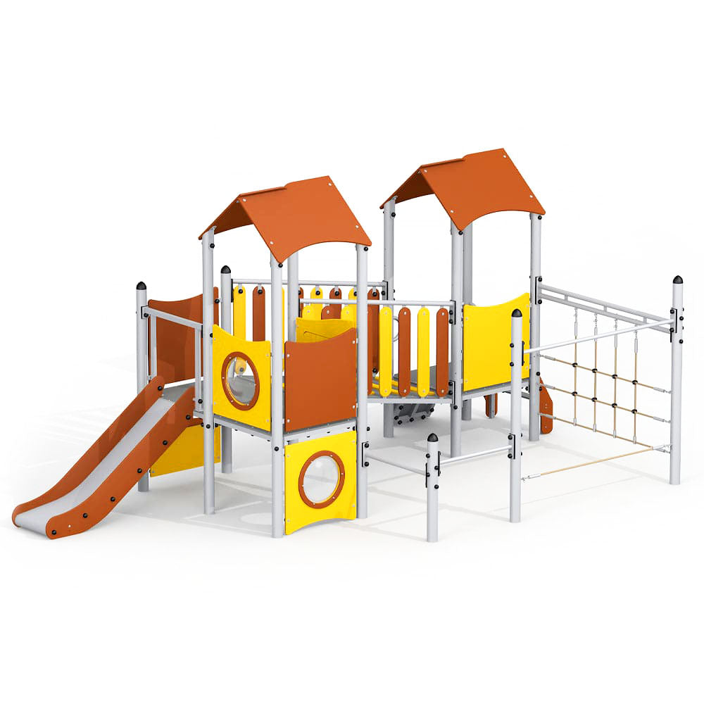 Gewerbefabrik Spielturm Molly Outdoor Spielgeraet Kletterturm 3 Jahre Stahl Spielplatz
