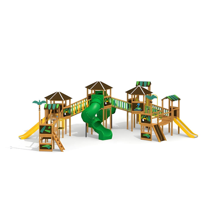 Gewerbefabrik Spielturm Quinn Outdoor Spielgeraet Kletterturm 3 Jahre Holz Spielplatz