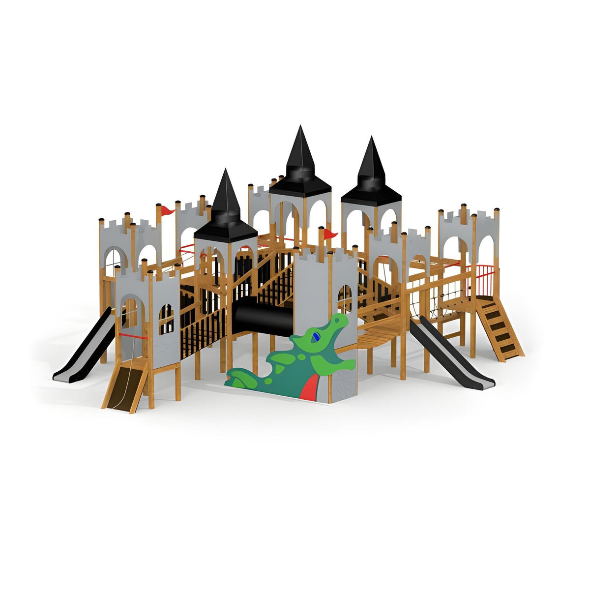 Gewerbefabrik Spielturm Raffael Outdoor Spielgeraet Kletterturm 3 Jahre Holz Spielplatz