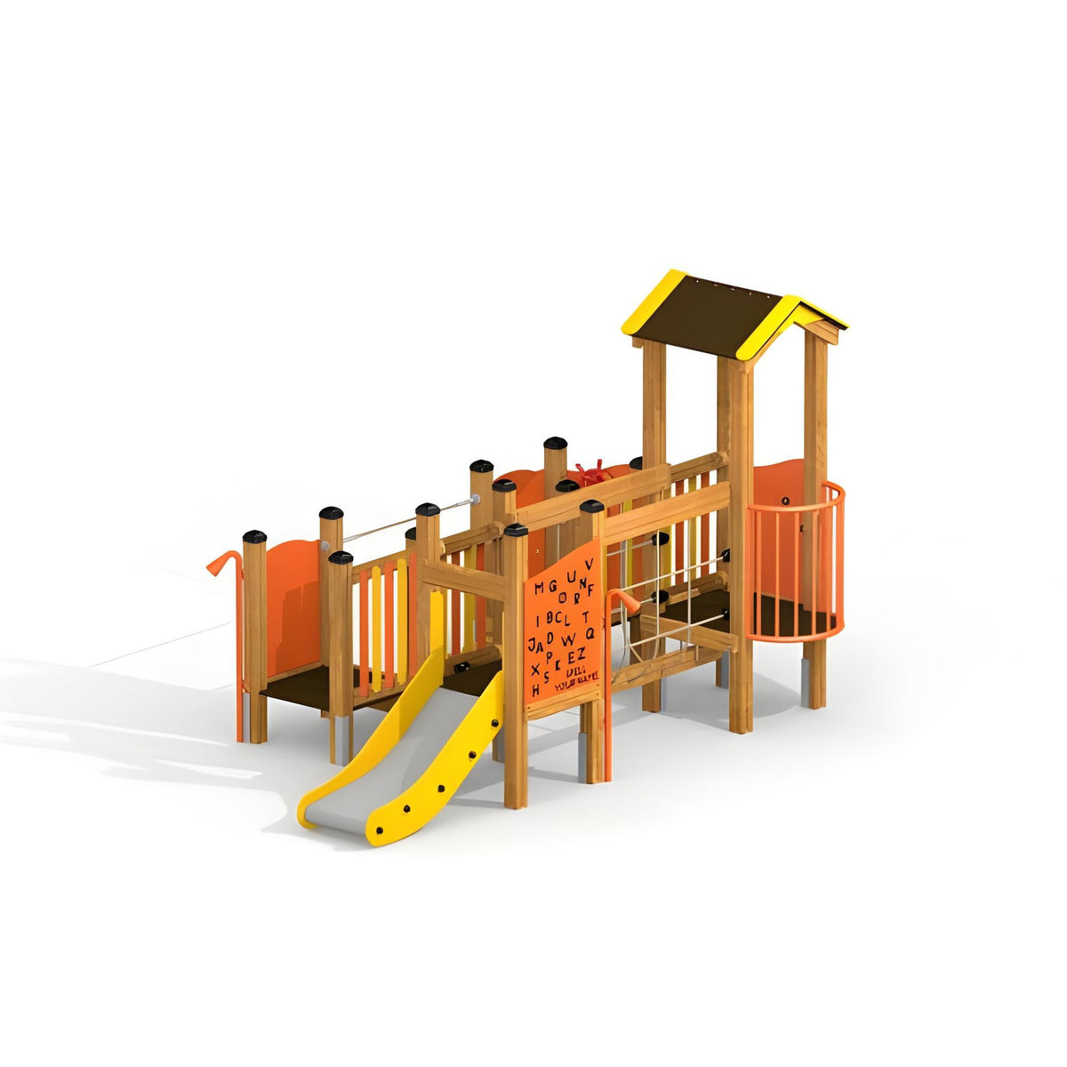 Gewerbefabrik Spielturm Sandro Outdoor Spielgeraet Kletterturm 3 Jahre Holz Spielplatz
