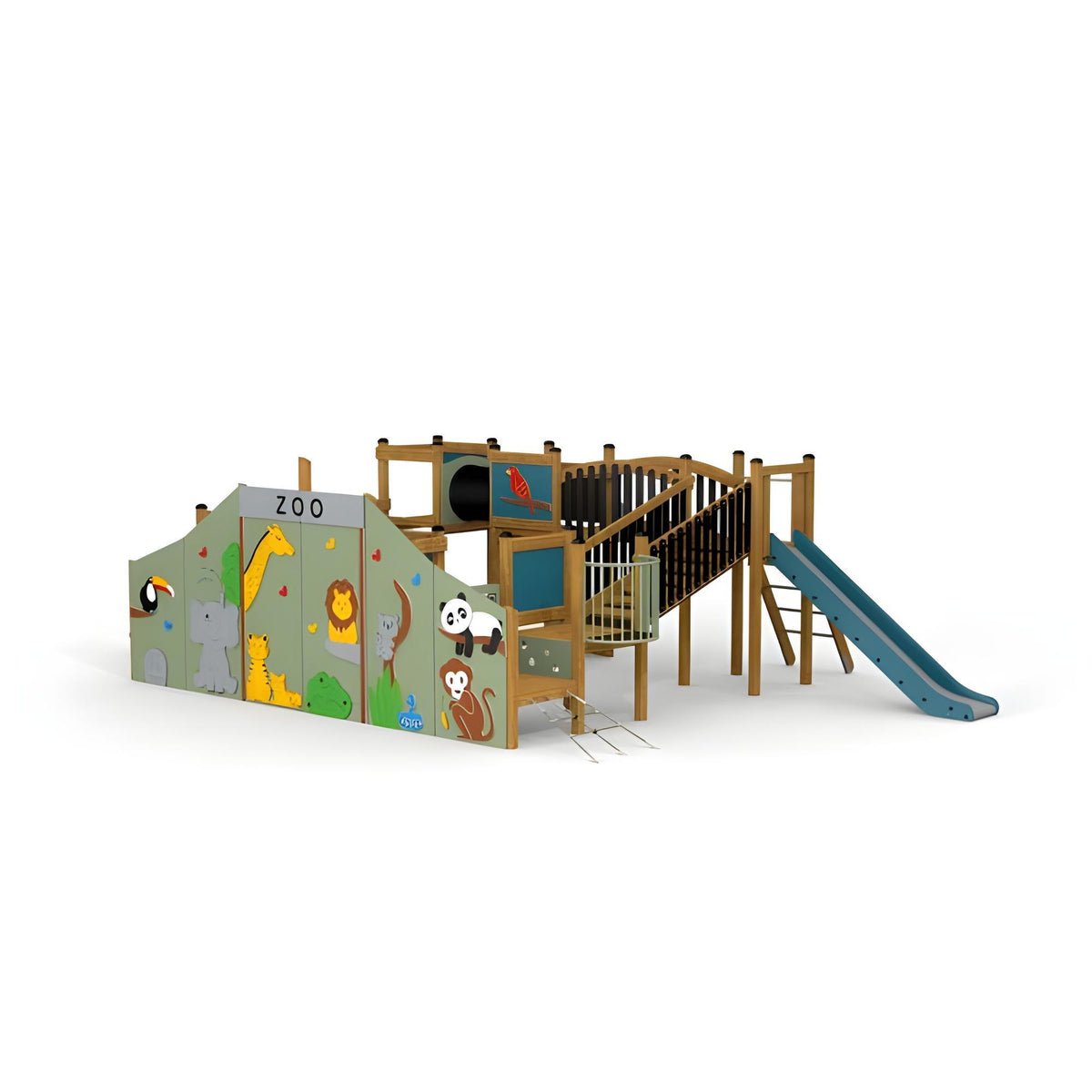 Gewerbefabrik Spielturm Tessa Outdoor Spielgeraet Kletterturm 3 Jahre Holz Spielplatz