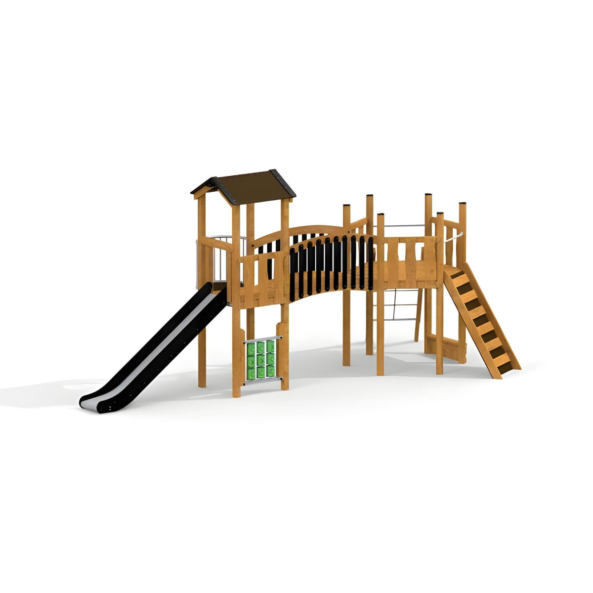 Gewerbefabrik Spielturm Thore Outdoor Spielgeraet Kletterturm 3 Jahre Holz Spielplatz