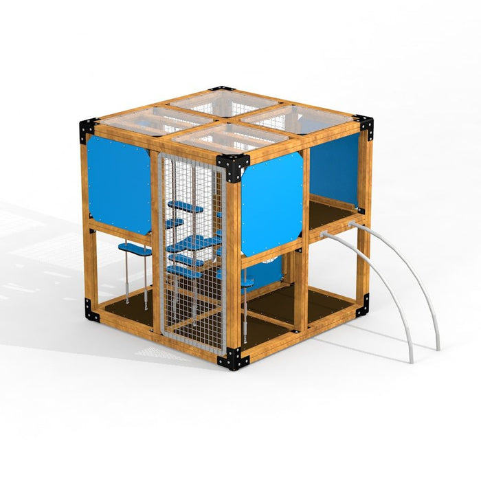 Gewerbefabrik Spielturm Tristan Outdoor Spielgeraet Kletterturm 3 Jahre Holz Spielplatz