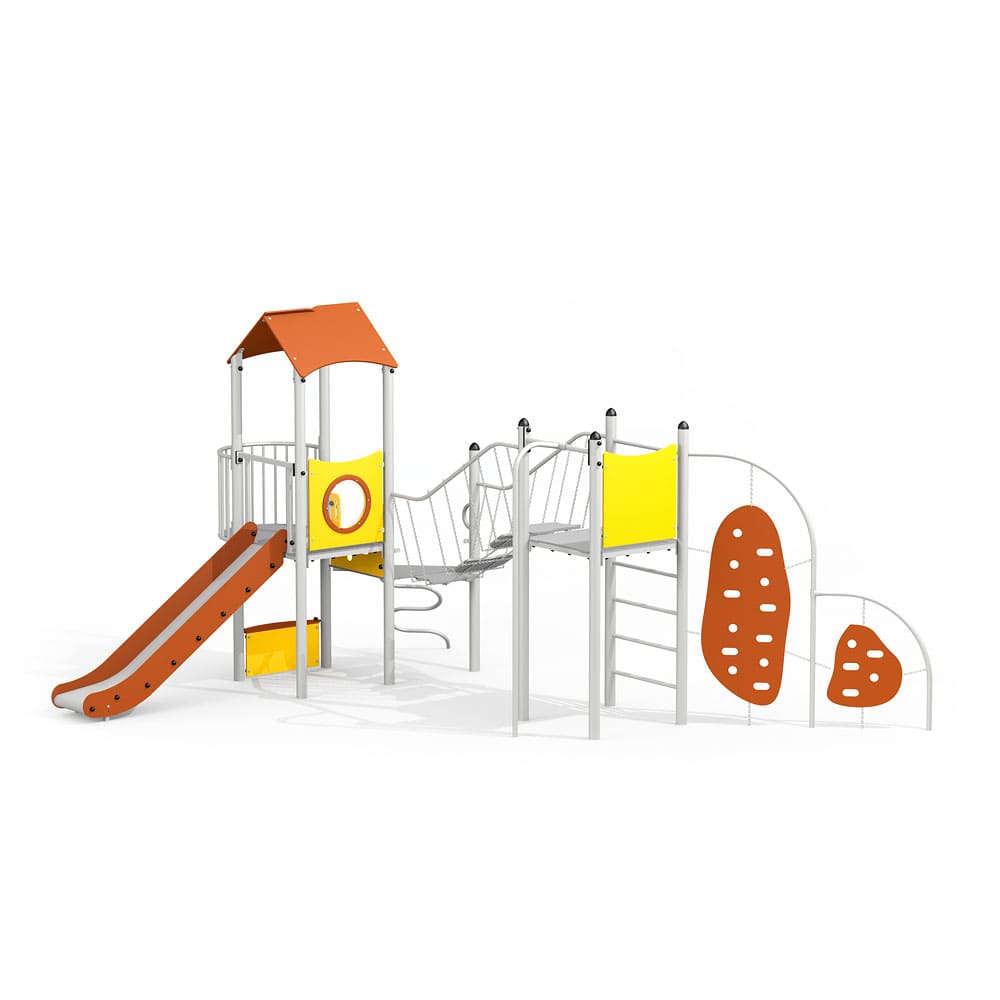 Gewerbefabrik Spielturm Vincent Outdoor Spielgeraet Kletterturm 3 Jahre Stahl Kita