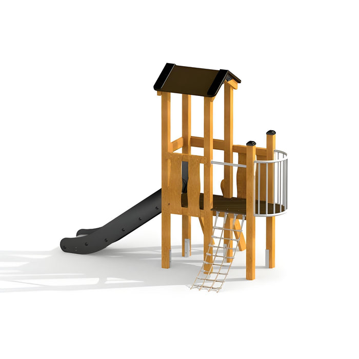 Gewerbefabrik Spielturm Wiebke Outdoor Spielgeraet Kletterturm 3 Jahre Holz Spielplatz