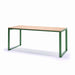 Gewerbefabrik Tisch Arnshausen Holz Outdoor Stadtmobiliar Grün RAL 6018