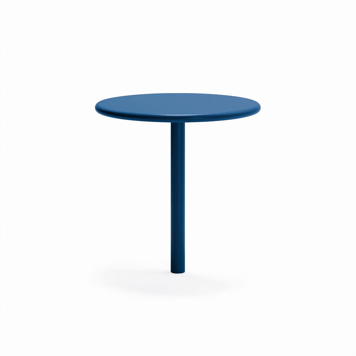 Gewerbefabrik Tisch Eichstedt Stahl Outdoor Stadtmobiliar Blau RAL 5005