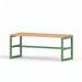 Gewerbefabrik Tisch Eppenbrunn Holz Outdoor Stadtmobiliar Grün RAL 6018