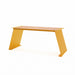 Gewerbefabrik Tisch Erlenmoos Holz Outdoor Stadtmobiliar Gelb RAL 1028