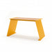 Gewerbefabrik Tisch Erlstedt Holz Outdoor Stadtmobiliar Gelb RAL 1028