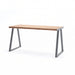 Gewerbefabrik Tisch Kirsbach Holz Outdoor Stadtmobiliar Grau RAL 7011