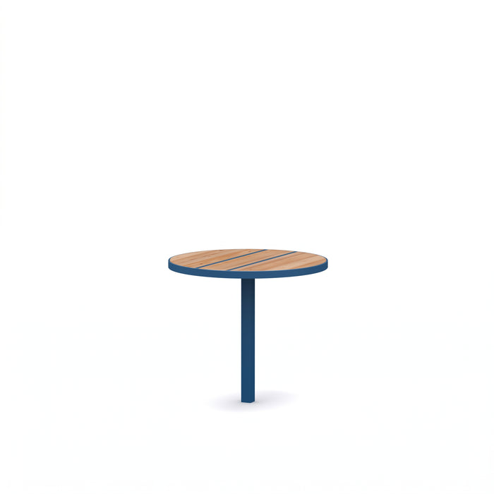 Gewerbefabrik Tisch Neubarnim Outdoor Stadtmobiliar Blau RAL 5005