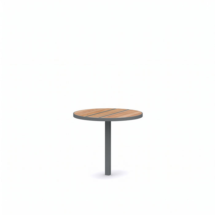 Gewerbefabrik Tisch Neubarnim Outdoor Stadtmobiliar Grau RAL 7011