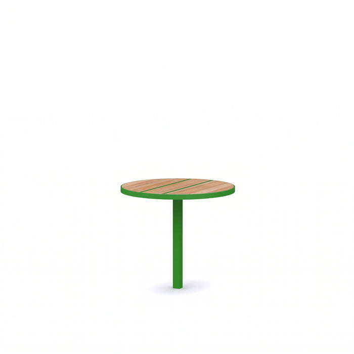 Gewerbefabrik Tisch Neubarnim Outdoor Stadtmobiliar Grün RAL 6018