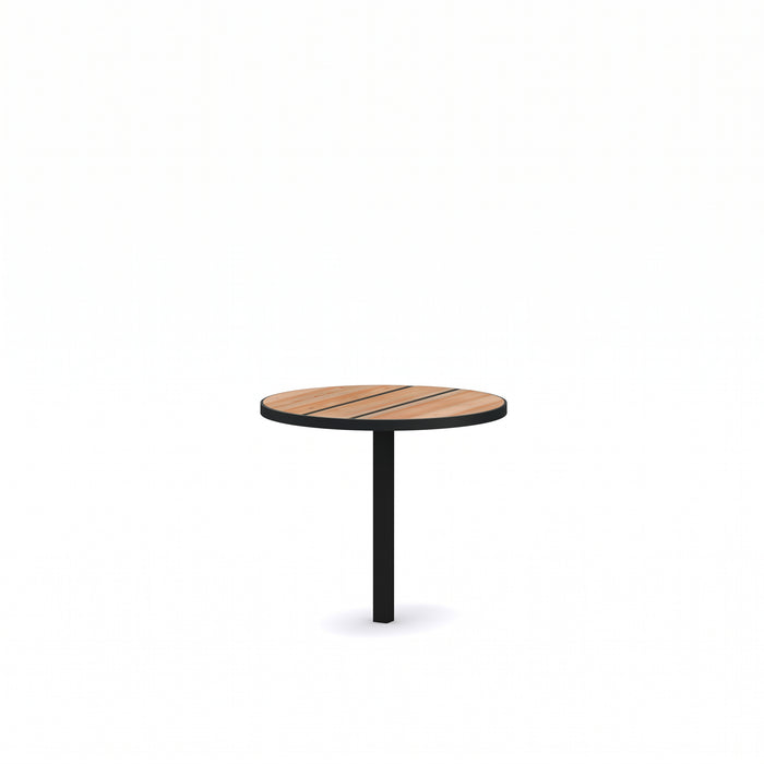 Gewerbefabrik Tisch Neubarnim Outdoor Stadtmobiliar Schwarz RAL 9017