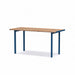 Gewerbefabrik Tisch Neubeckum Outdoor Stadtmobiliar Blau RAL 5005
