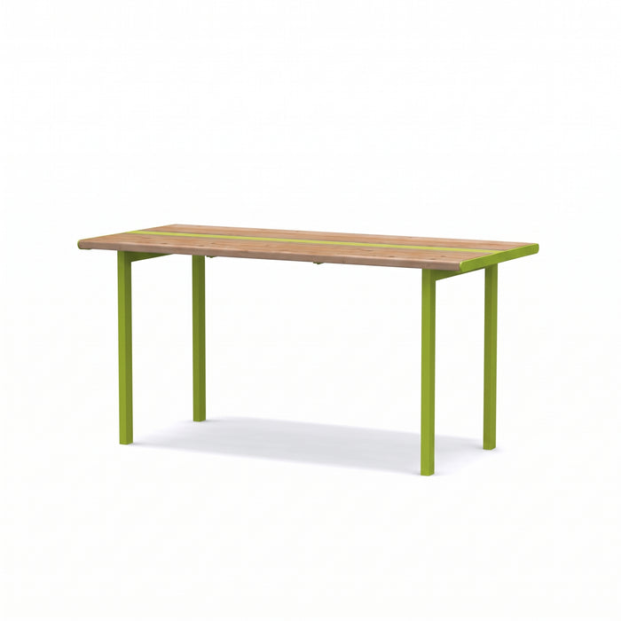 Gewerbefabrik Tisch Neubeckum Outdoor Stadtmobiliar Grün RAL 6018