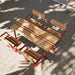 Gewerbefabrik Tisch Neubeckum Outdoor Stadtmobiliar Rot RAL 3001 Szene