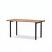 Gewerbefabrik Tisch Neubeckum Outdoor Stadtmobiliar Schwarz RAL 9017