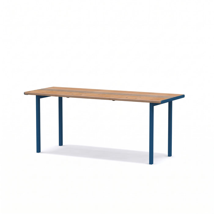 Gewerbefabrik Tisch Neuberend Outdoor Stadtmobiliar Blau RAL 5005