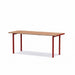 Gewerbefabrik Tisch Neuberend Outdoor Stadtmobiliar Rot RAL 3001