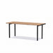 Gewerbefabrik Tisch Neuberend Outdoor Stadtmobiliar Schwarz RAL 9017