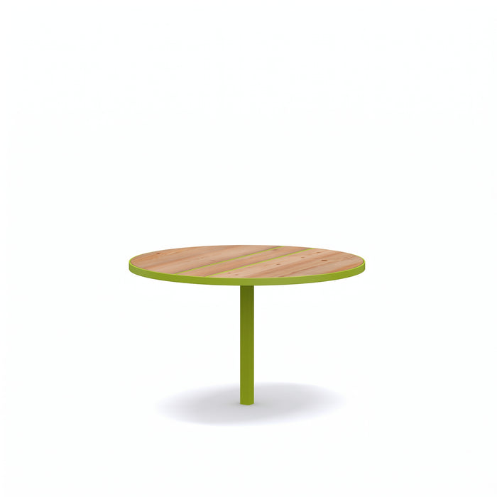 Gewerbefabrik Tisch Neubois Outdoor Stadtmobiliar Grün RAL 6018
