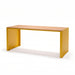 Gewerbefabrik Tisch Ottenhofen Holz Outdoor Stadtmobiliar Gelb RAL 1028