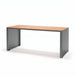 Gewerbefabrik Tisch Ottenhofen Holz Outdoor Stadtmobiliar Grau RAL 7011
