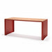 Gewerbefabrik Tisch Ottenhofen Holz Outdoor Stadtmobiliar Rot RAL 3001