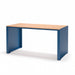Gewerbefabrik Tisch Otting Holz Outdoor Stadtmobiliar Blau RAL 5005