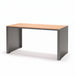 Gewerbefabrik Tisch Otting Holz Outdoor Stadtmobiliar Grau RAL 7011