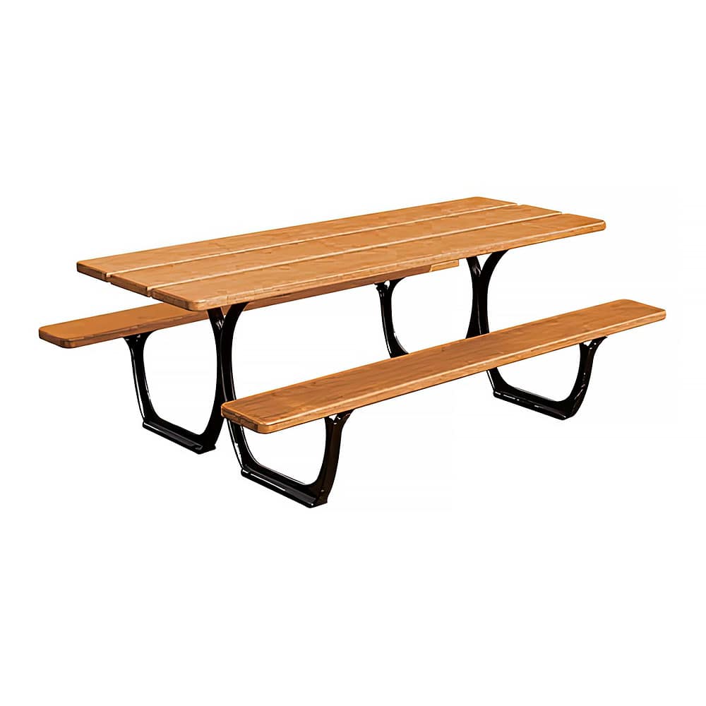 Gewerbefabrik Tisch Pfronten Holz Outdoor Stadtmobiliar Ansicht