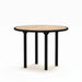 Gewerbefabrik Tisch Rodenberg Holz Outdoor Stadtmobiliar Schwarz RAL 9017