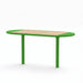 Gewerbefabrik Tisch Roderath Holz Outdoor Stadtmobiliar Grün RAL 6018