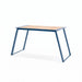 Gewerbefabrik Tisch Rottorf Holz Outdoor Stadtmobiliar Blau RAL 5005