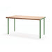 Gewerbefabrik Tisch Trebnitz Holz Outdoor Stadtmobiliar Grün RAL 6018