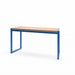 Gewerbefabrik Tisch Wernigerode Holz Outdoor Stadtmobiliar Blau RAL 5005