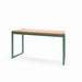 Gewerbefabrik Tisch Wernigerode Holz Outdoor Stadtmobiliar Grün RAL 6018