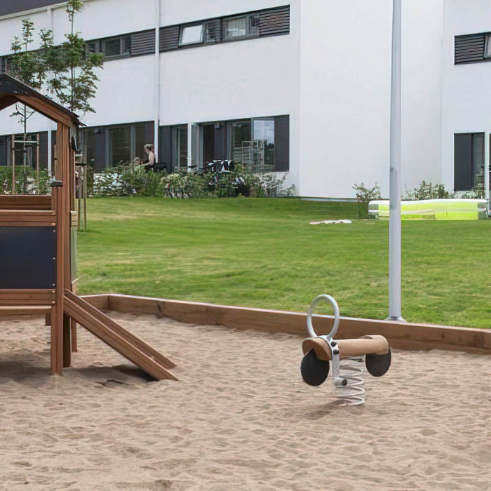 Larslaj Federwippe Monty Outdoor Spielgeraet Wippe 2 Jahre U3 Holz Kindergarten