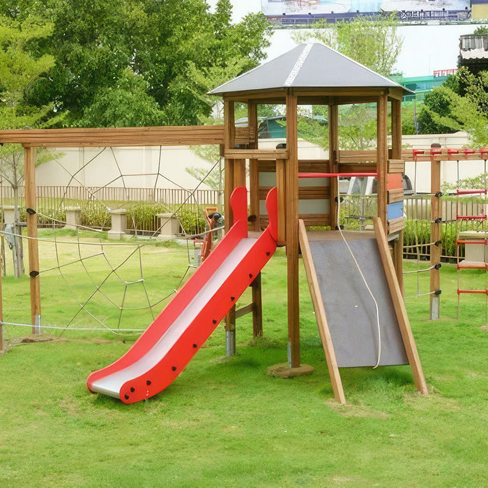 Larslaj Klettergeruest Erik Outdoor Spielgeraet Kletterturm 3 Jahre Holz Schule