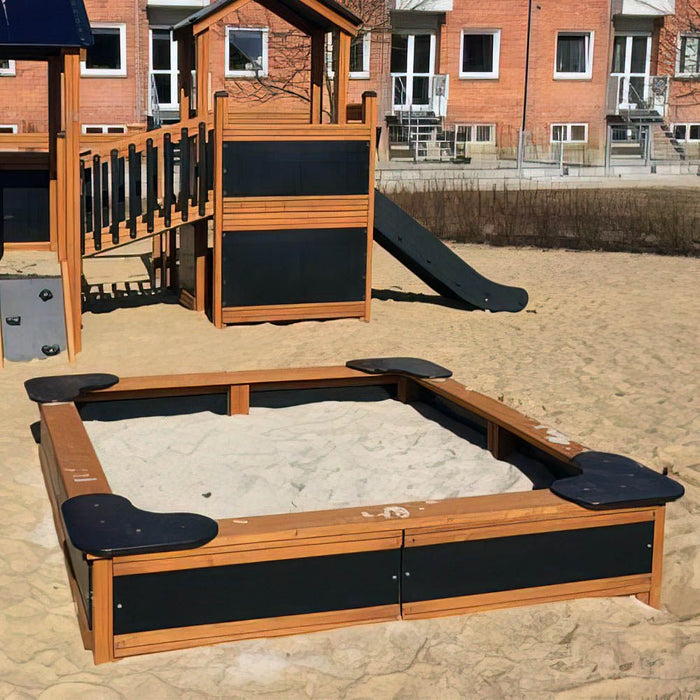 Larslaj Sandkasten Lenny Outdoor Spielgeraet Sandkiste 1 Jahre U3 Holz Kindergarten