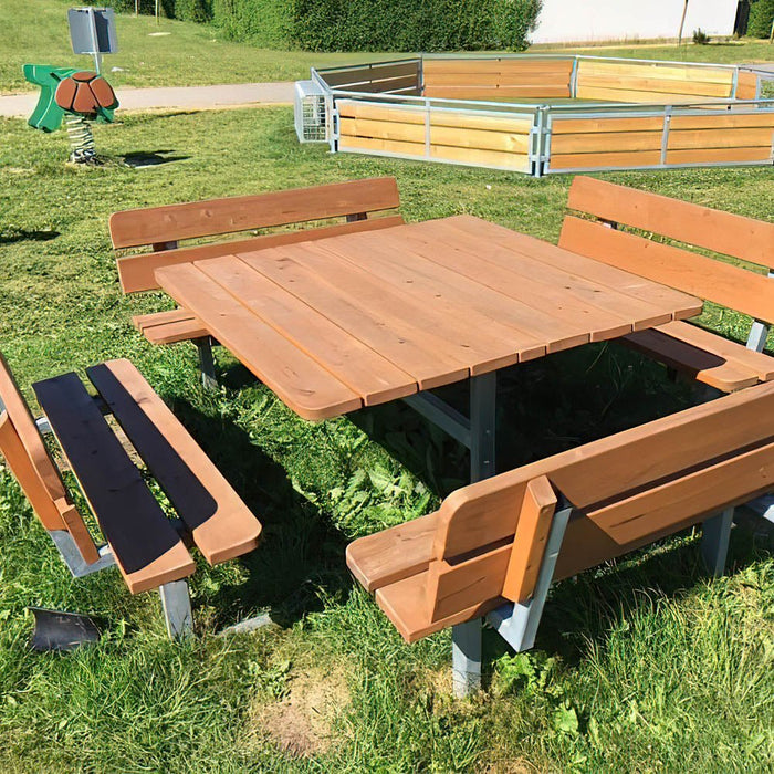 Sitzgruppe Thal Ideal für Garten und öffentliche Plätze — Gewerbefabrik