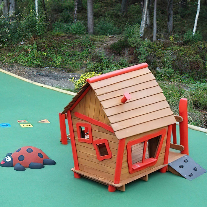 Larslaj Spielhaus Aurelie Outdoor Spielgeraet Kinderhaus 1 Jahre U3 Holz Kita