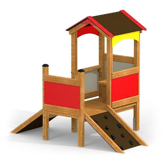 Larslaj Spielhaus Bella Outdoor Spielgeraet Kinderhaus 1 Jahre U3 Holz Spielplatz