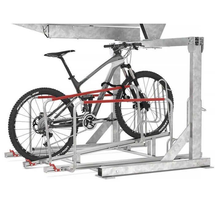 doppelstock fahrradständer Doppelstockparker Fichtel — Gewerbefabrik