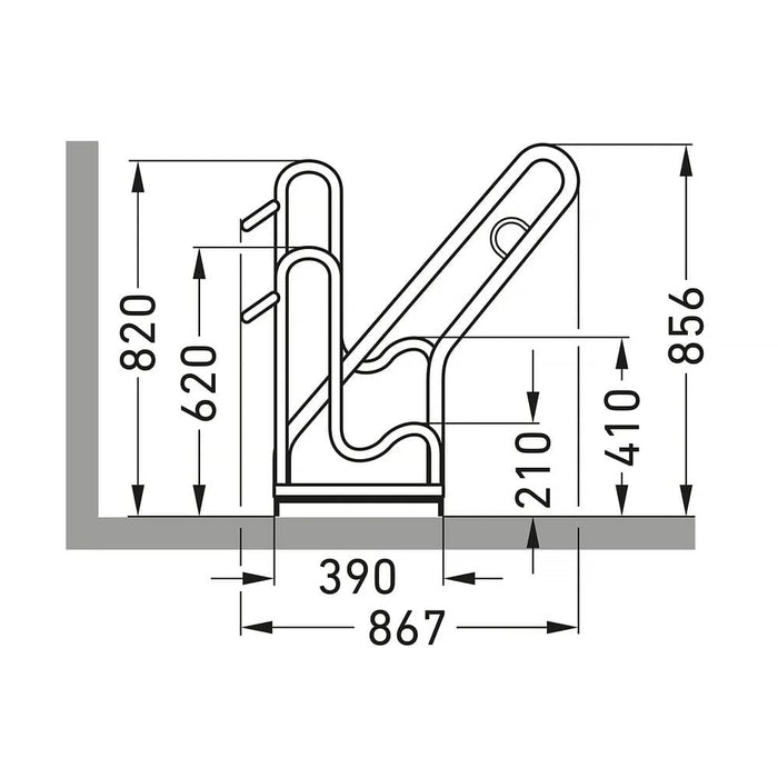 Fahrradständer Havel — Gewerbefabrik