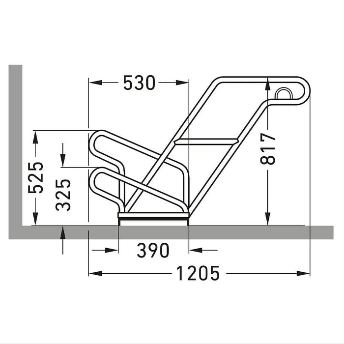 fahrradständer zeichnen Fahrradständer Steiger — Gewerbefabrik