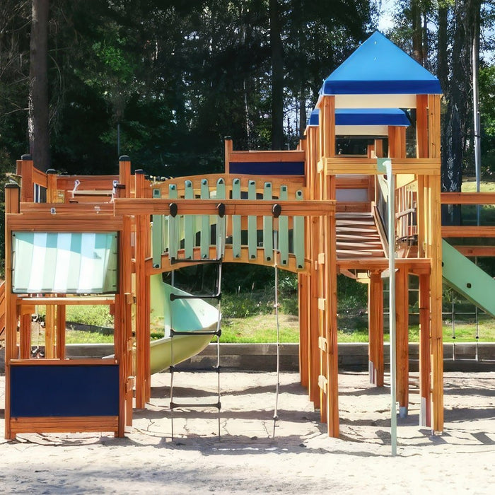 Larslaj Klettergeruest Alva Outdoor Spielgeraet Kletterturm 3 Jahre Holz Kinder