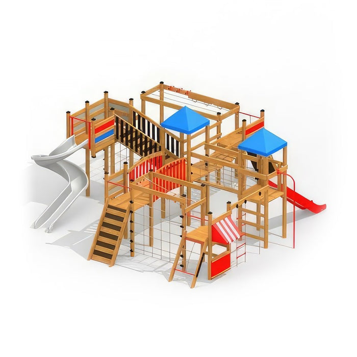 Larslaj Klettergeruest Alva Outdoor Spielgeraet Kletterturm 3 Jahre Holz Spielplatz